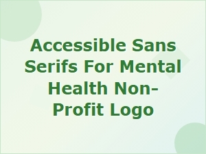 Modern Sans Serifs for Mental Health Nonprofit Logos