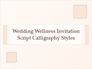 Elegant Wedding Invitation Script Fonts